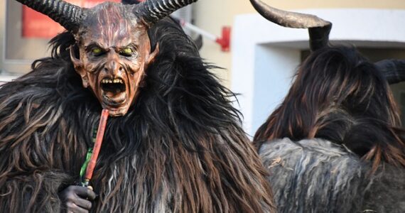 Krampus čerti Rakousko