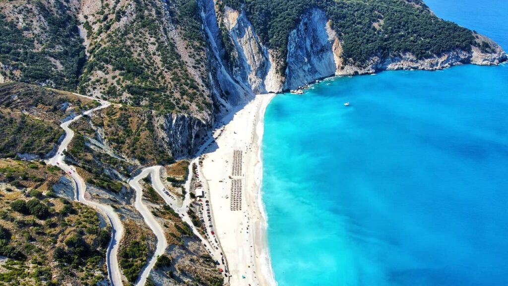 Kefalonia, Řecko, Myrtos Beach