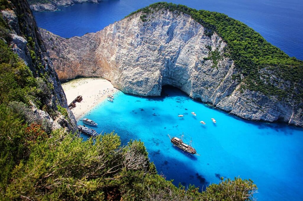 Zakynthos, Řecko, Navagio Beach